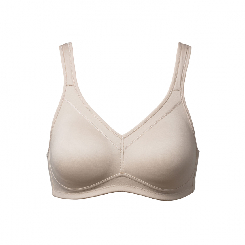 Alternativ bild 1 för Trofe Betty Wireless Bra BH Beige D 85 Dam