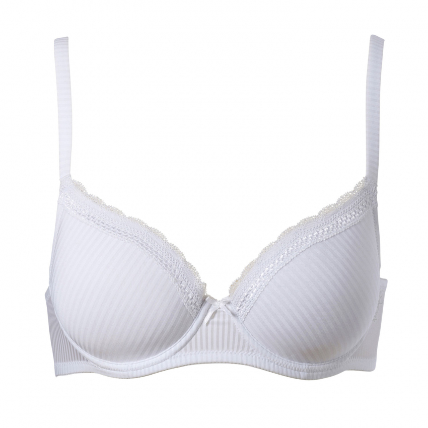 Alternativ bild 1 för Trofe Laila Underwire Bra BH Vit polyamid A 75 Dam