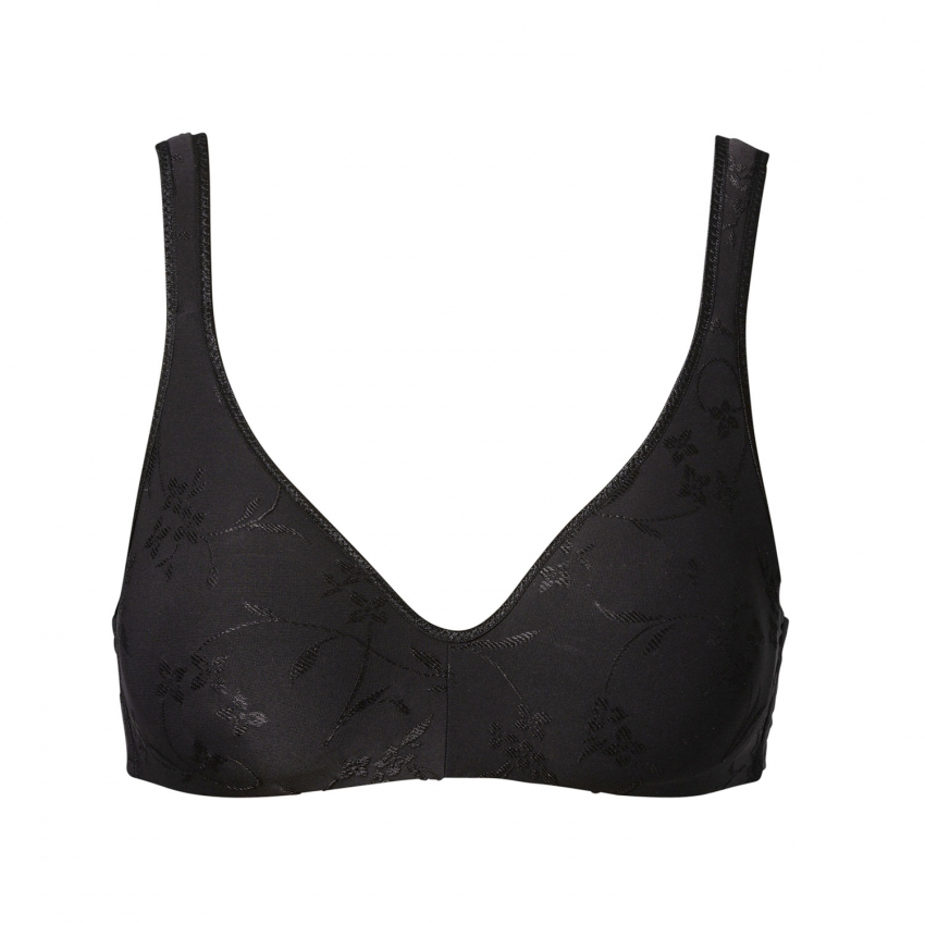 Alternativ bild 1 för Trofe Emma Wireless Bra BH Svart C 95 Dam