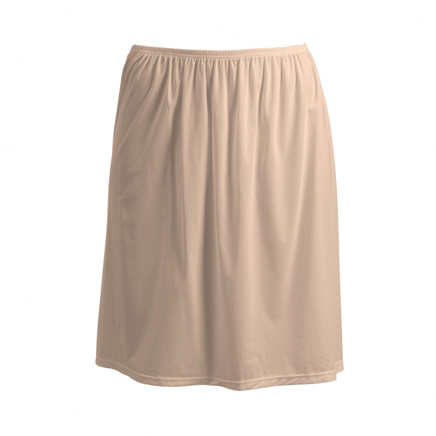 Alternativ bild 1 för Trofe Slip Skirt Short Beige Small Dam