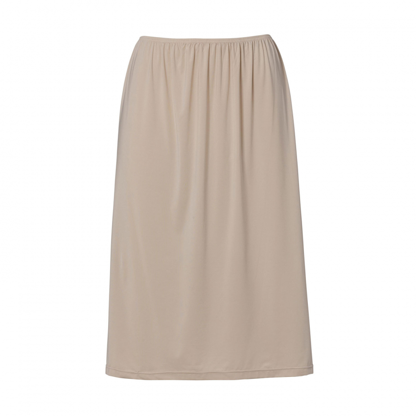 Alternativ bild 1 för Trofe Slip Skirt Long Beige Large Dam