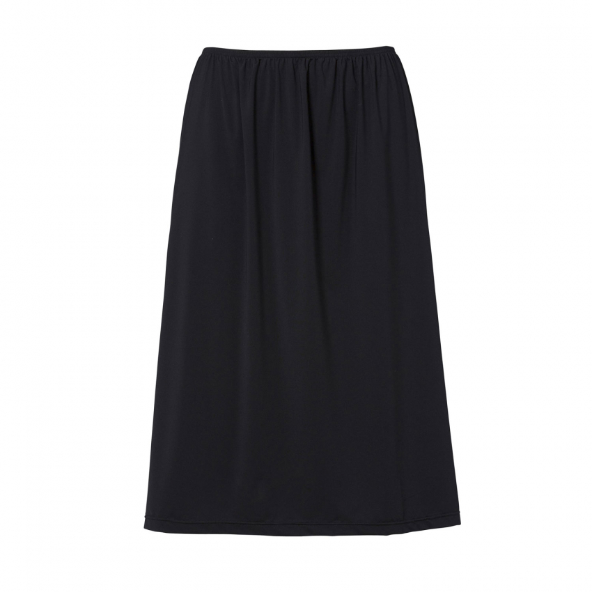 Alternativ bild 1 för Trofe Slip Skirt Long Svart Small Dam