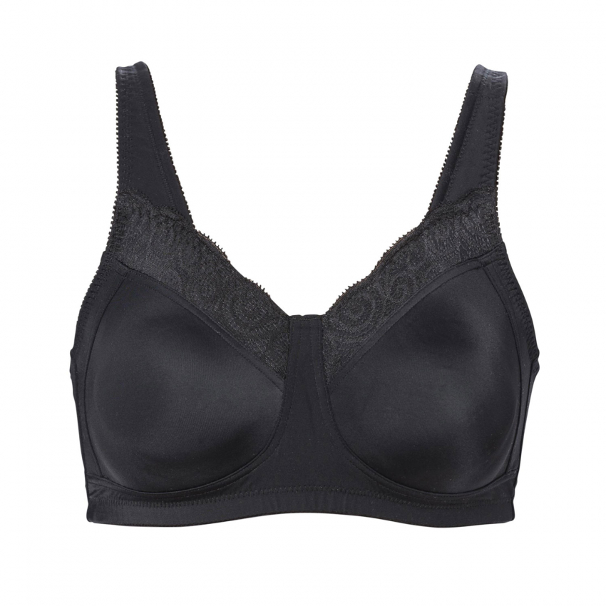 Alternativ bild 1 för Trofe Linnea Prosthetic Wireless Bra BH Svart polyamid C 100 Dam