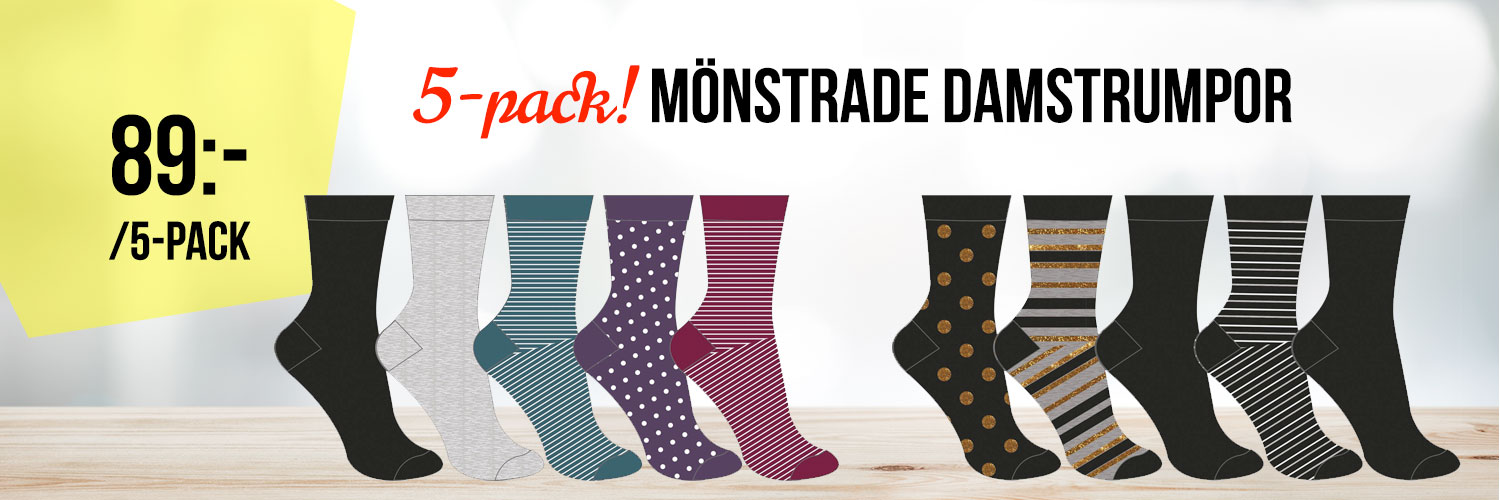 5-pack dam möstrade strupmor