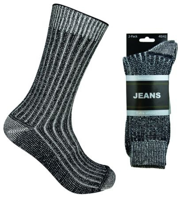 2-pack Jeanssocka i gruppen Strumpor / Arbetsstrumpor hos Gus Textil AB (105490r)