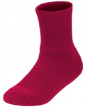 Ullfrottésocka barn 200g Röd 28-31