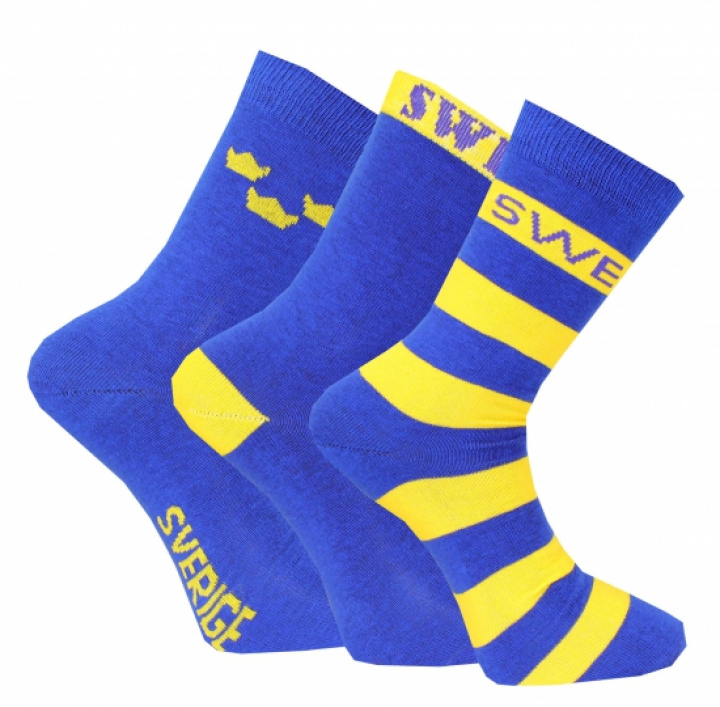 3-pack Sverigesocka i gruppen Strumpor / Ankelstrumpor | Kort skaft hos Gus Textil AB (917698r)