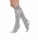 Vogue reindeer kneehighs mönstrade knästrumpor