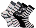 Varma strumpor Thermosocka med mönster