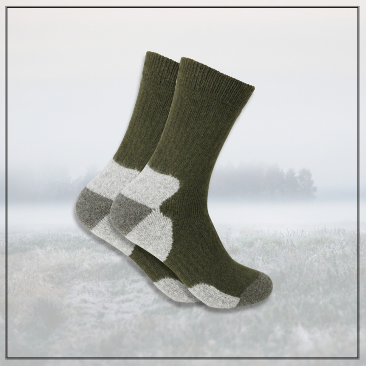 2-pack Strumpor outdoor wool hunter i gruppen Strumpor / Arbetsstrumpor hos Gus Textil AB (922372r)