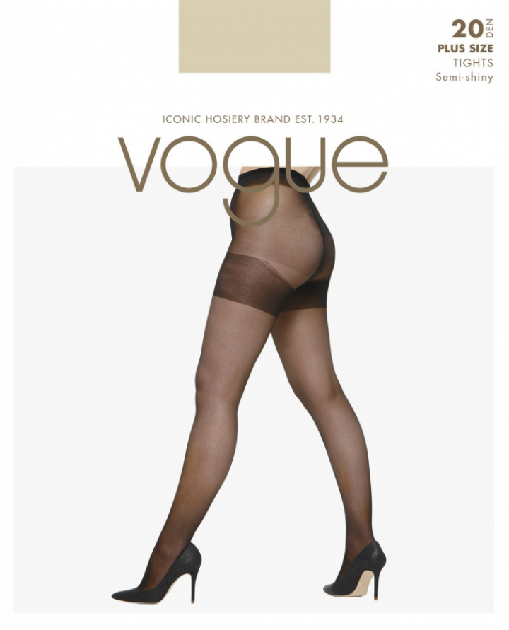 Superfynd! Vogue 20 den plus size strumpbyxor i gruppen Fyndlåda! hos Gus Textil AB (922921r)