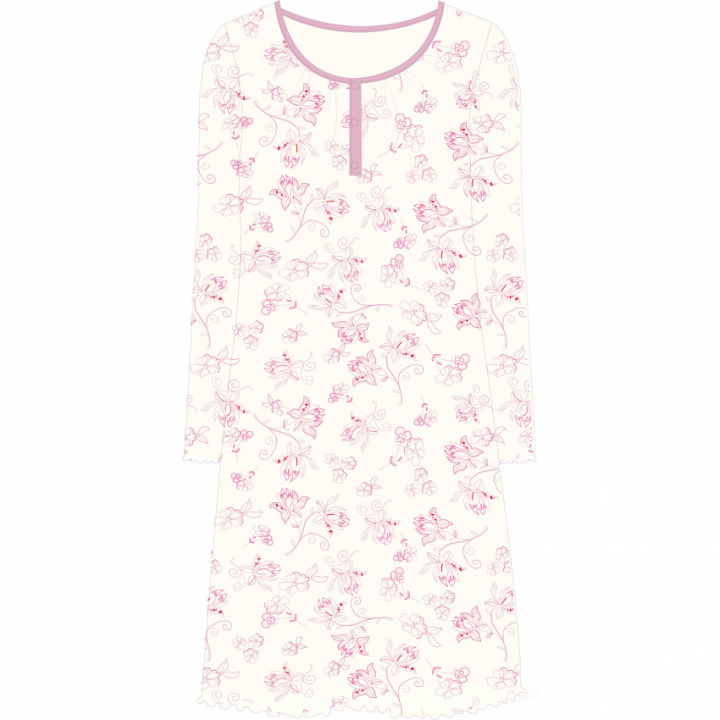 Fynd! Nattlinne dam lång ärm i gruppen Fyndlåda! hos Gus Textil AB (923594r)