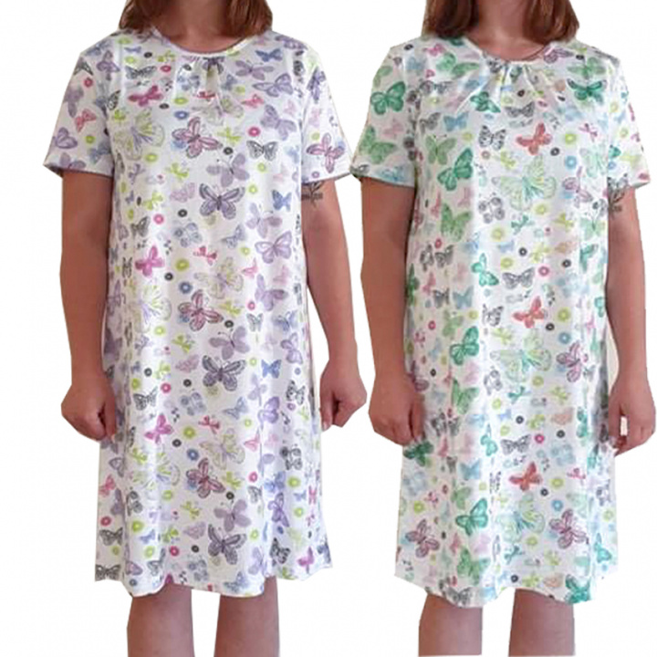 Nattlinne med kort ärm i gruppen Dam / Nattlinne hos Gus Textil AB (924264r)
