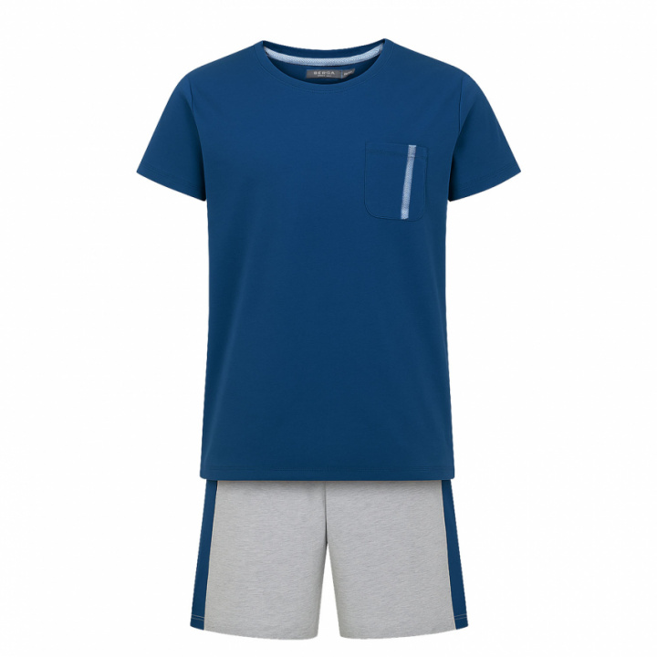 Herr pyjamas korta ben i gruppen Övrigt / Underkläder / Pyjamas hos Gus Textil AB (924308r)