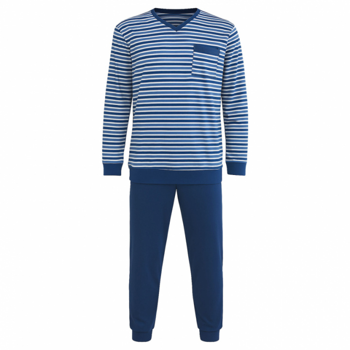 Herrpyjamas randig i gruppen Övrigt / Underkläder / Pyjamas hos Gus Textil AB (926220r)