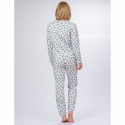 Pyjamas lång dam blommor  