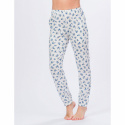 Pyjamas lång dam blommor  