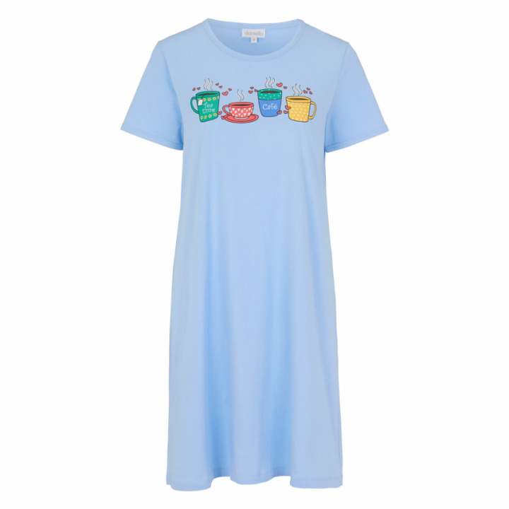 Fynd! Nattlinne kort ärm café i gruppen Fyndlåda! hos Gus Textil AB (929776r)